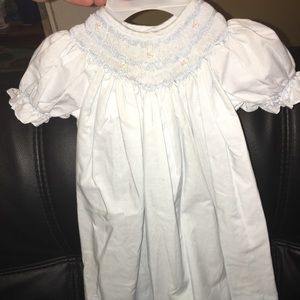 Hand embroidered dress  Smock by Petite Ami